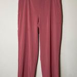 Athleta NWOT  Womens Sz 12 Brooklyn Heights High Rise Wide Leg Trouser Berry Pink Photo 4
