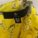 Yellow Floral Silky Nightie Slip Size 6 Photo 2