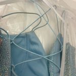Sherri Hill  54228 Prom Dress light blue corset back rhinestone  Photo 9