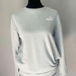Puma  Soft blue Crewneck Sweatshirt with pockets Photo 0