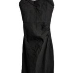Stop Staring Black Sleeveless Bodycon Midi Dress Spaghetti Straps Size Small Photo 0