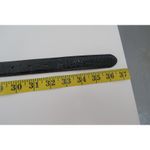 Black Crocodile Embossed Leather Belt with Gold Buckle Women's Size M Size M Photo 10