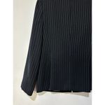 Travis Ayers Navy Pinstripe Blazer Jacket Size 12 EUC Professional Office Dressy Blue Photo 9
