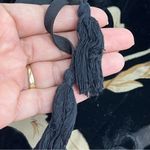 Black Rainn  large floral velvet burnout peasant top Photo 8