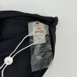 PILYQ PQ SWIM Gwen Bikini Top Size Medium NWT Black Gold Chain Swim Glam Halter Photo 5