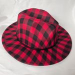 Western Wide Brim Cowboy Felt Hat Red Photo 1