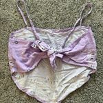 Aeropostale Pink tank top with back tie detail Photo 1