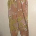 Old Navy Tie Dye sweat pant Joggers size small pink yellow and white Photo 2