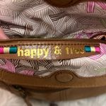 The Sak Esperado Leather Purse with Hippie keychain “Happy & Free” Photo 8