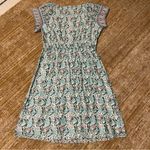 Talbots  Plus Voile Pretty Primrose Fit And Flare MIDI Dress 14W Photo 3