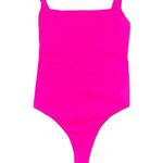 Inlyric Women's Bodysuit Neon Hot Pink Sexy Size XL Sold Out Blogger Fave New Tan Photo 1