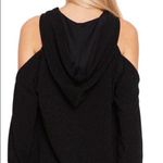 MINKPINK x MP|C Metallic Cold Shoulder Cropped Hoodie Photo 1