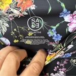 Sage  Collective Black Floral Leggings M Photo 2