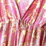 Simply Irresistible women’s flowy Y2K babydoll floral paisley blouse size XL Pink Photo 1