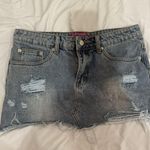 Edikted  Denim Mini Skirt Photo 0