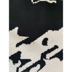 Marc Cain Skirt White Black Abstract Art Graphic Knit A Photo 5