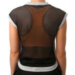 Adidas  New York Grey Black Womens Tennis Shirt Climacool Photo 7