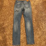 EXPRESS Skinny Mid Rise Distressed Jeans Photo 2