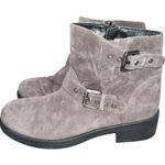 Aquatalia  Gray Suede Boots Booties Shoes size 9.5 Photo 1