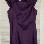 Calvin Klein 12 purple satin secretary dress Photo 2