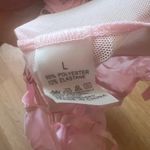 Pink Floral Embroidered Lingerie Bodysuit Size L Photo 4