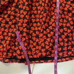 Disney  Alice Through the Looking Glass Black/Red Heart Cold-Shoulder Dress Sz M Photo 7