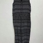Lucky Brand Black Aztec Jumpsuit Sz S Photo 0