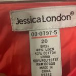 Jessica London  Vibrant Red Midi Dress Photo 3