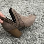 Fergalicious Fergilicious taupe open toe cut out ankle booties size 7 Photo 9