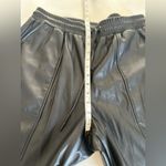 Calvin Klein Jeans Calvin Klein Sz: L Black Faux Leather Pants. Pull On. Flat Front. Patch pockets Photo 4