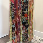 Anthropologie  Boho Multi-Print Embroidered V-Neck Maxi Dress Art-to-Wear Fairy Photo 7