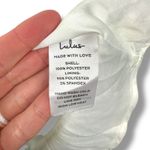 Lulus  NWOT Exceedingly Dreamy White Textured Woven Floral Tie-Strap Midi Dress Photo 10