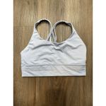 Lululemon Energy Bra Long Line Women's Size 8 Medium Support Unpadded Purple Photo 2