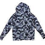 Fabletics  Camo Zip Up Hoodie Small Black Gray Full Zip‎ Drawstring Sweatshirt Photo 1