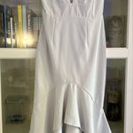 L'ATISTE  by amy white off white/grey fully lined Dress Gown EUC SIZE‎ LARGE Photo 0