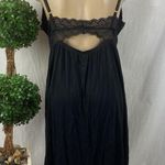 Soma Black Lace Trim Short Sleep Dress XL Photo 1