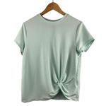 Skechers Womens Mint Green Knot Front Tee S Photo 0