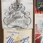 VINTAGE Brown Cashmere and Mink Fur Coat Size undefined Photo 9