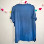 All In Motion Blue Short Sleeve Quick Dry Athletic T-shirt Women's Size Large Photo 4