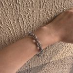 Link Chain Bracelet for Men Women Streetwear Punk Hip Hop Unisex Style Silver Photo 5