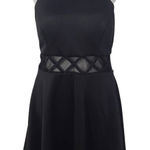 My Michelle  Black Cocktail Dress Size 11 Black Formal Skater Dress Photo 0