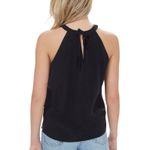 Tentree  Delta Halter Style Tank Black Tencel Sleeveless Top‎ sz Large NWT Photo 4