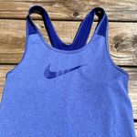 Nike  Pro Dri-Fit Racerback Blue Tank Top Small Photo 1