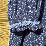 Universal Threads NEW Universal Thread Blue Balloon Long Sleeve Ruffle Cotton Blend Dress XXL Photo 5