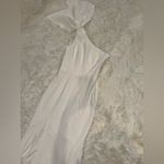 Dress the Population NWT  Georgina Off White One Shoulder Gown size S Photo 3