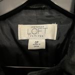 Loft Women’s Black Suede Button Down Jacket Size 0P Photo 2