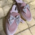 Victoria's Secret VICTORIA’S SECRET DIAMOND BOW SLIPPERS SIZE MEDIUM Photo 0