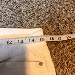 Talbots Flawless Five Pocket White Lace Up Ankle Cropped Jeans Size 4 Photo 3