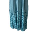 Athleta  Women's Size XS Balsa Burnout Blue Halter Outdoor Dress‎ Photo 4