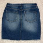 Jessica Simpson  denim skirt size 27 adorn high waist skirt distressed button up Photo 6